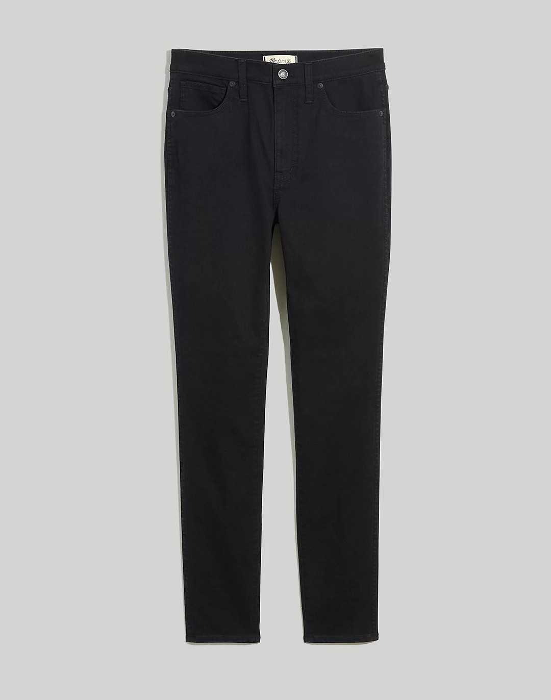 10" High-Rise Skinny Jeans in Black Frost | Madewell