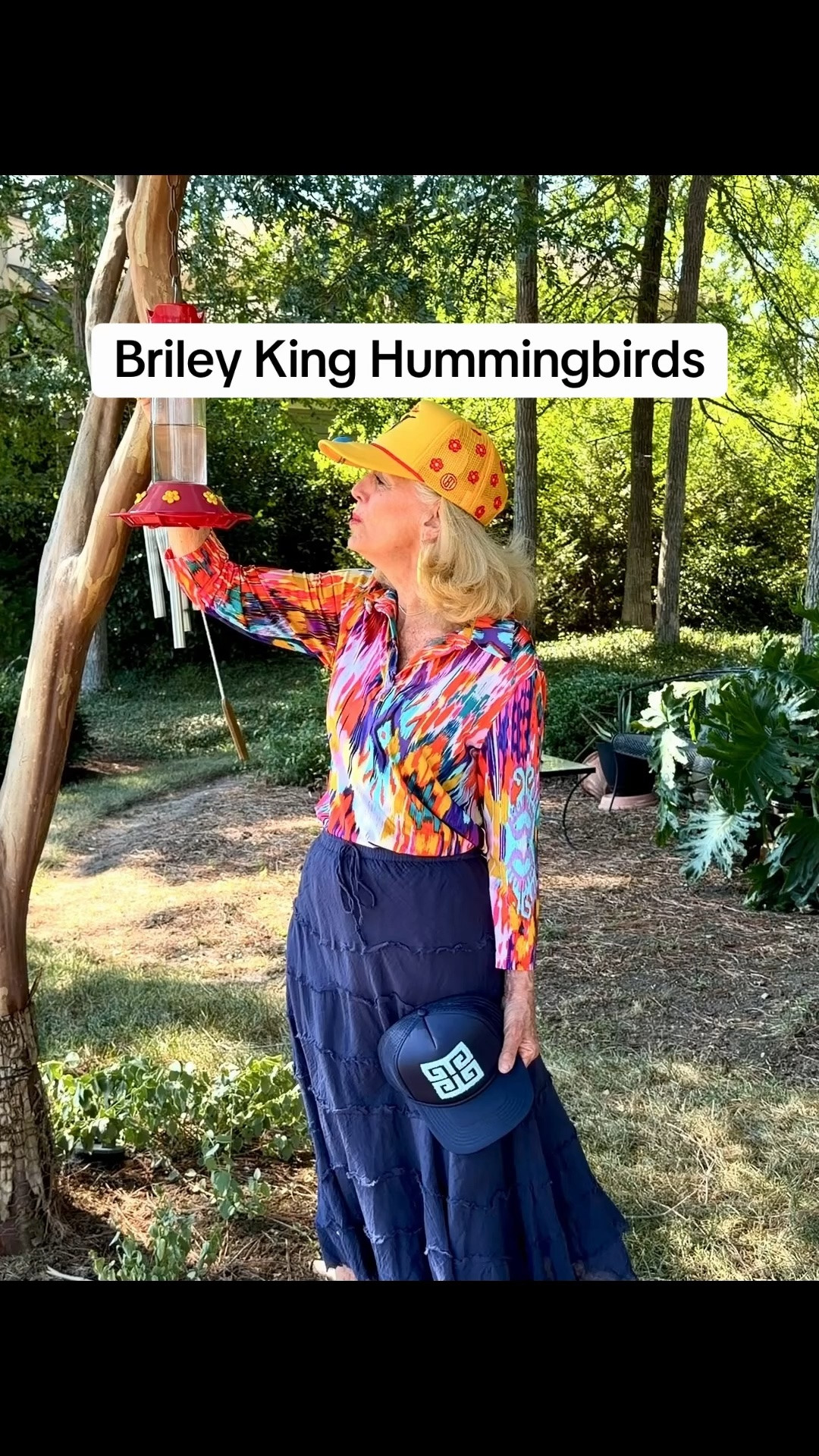I ADORE my @brileyking Hummingbird hat!! It’s so creative with a refillable hummingbird feeder clip on it and precious flower details all around the back! Her @littlebirdtrucking hats are awesome with LOTS of styles. Thank you Briley for sharing this with me and Haley @makewakeartists! #fyp #trending #hummingbird #hat #flowers

#LTKOver40 #LTKootd #LTKTravel