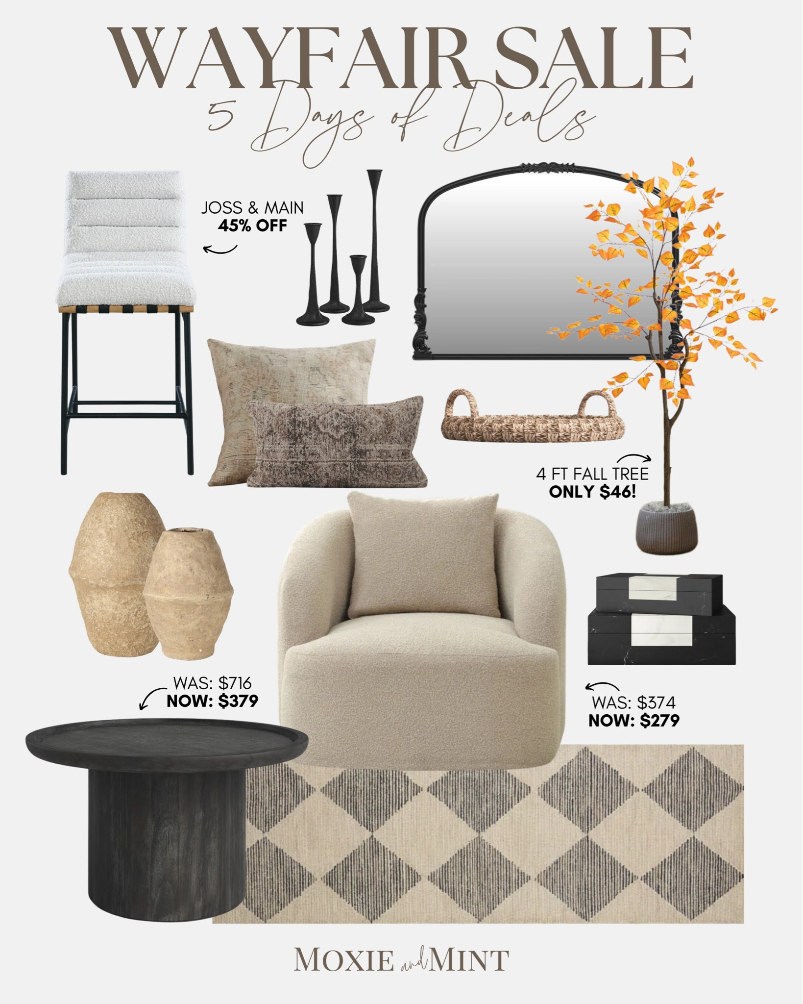 Wayfair Sale / Wayfair Sale / Wayfair Furniture Sale / Wayfair Home Decor Sale / Neutral Home Decor / Neutral Decorative Accents / Neutral Area Rugs / Neutral Vases / Neutral Seasonal Decor /  Organic Modern Decor / Living Room Furniture / Entryway Furniture / Bedroom Furniture / Accent Chairs / Console Tables / Coffee Table / Framed Art / Throw Pillows / Throw Blankets / Joss and Main / AllModern . 

#LTKxWayfair #LTKSaleAlert #LTKHome