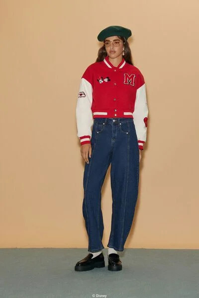 Disney Mickey & Friends Varsity Jacket | Forever 21