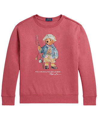 Boys' 8-20 Polo Bear Fleece Sweatshirt | Macy's