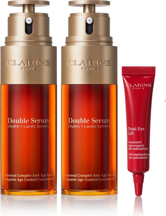 Clarins Double Serum Firming & Smoothing Anti-Aging Concentrate Set $310 Value | Nordstrom | Nordstrom