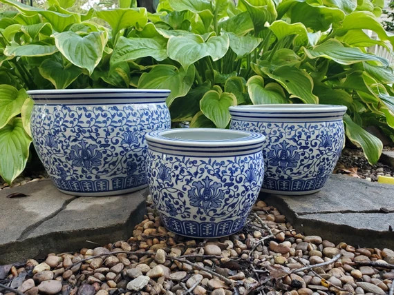 Chinoiserie Planter - Etsy | Etsy (US)