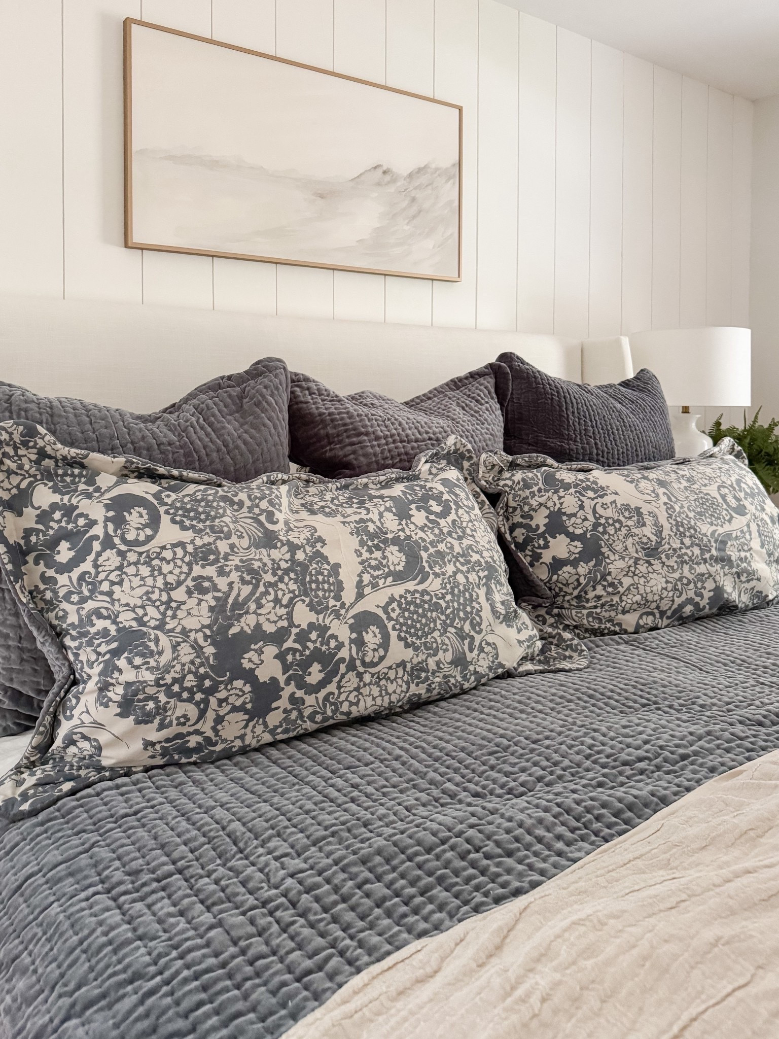Pottery barn bedding, quilt, throw blankets, throw pillows, duvet, shams 

Fall bedding 

Modern coastal bedroom  Neutral bedroom  nightstands  wall art  throw pillows  Bedroom 

 Home inspo  Seasonal decor  Seasonal home inspo  sherricalnan  sherricalnanhome

#LTKHome