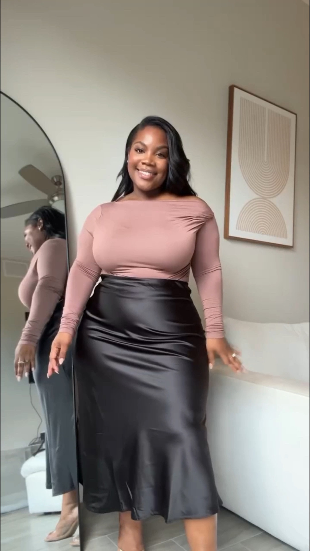 Easy outfit that looks so put together! 🤩

Skirts are 15% off at Amazon! ✨

Linked these cute satin skirts  below! 

#LTKMidsize #LTKPetite #LTKSaleAlert