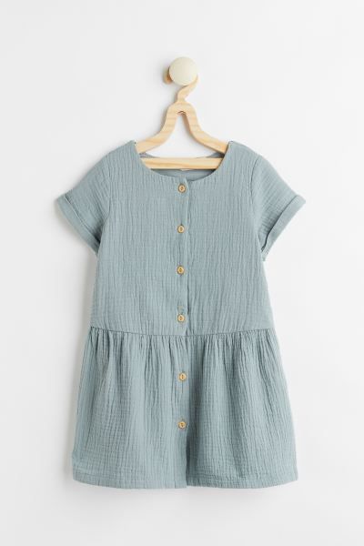 Double-weave Cotton Dress | H&M (US + CA)