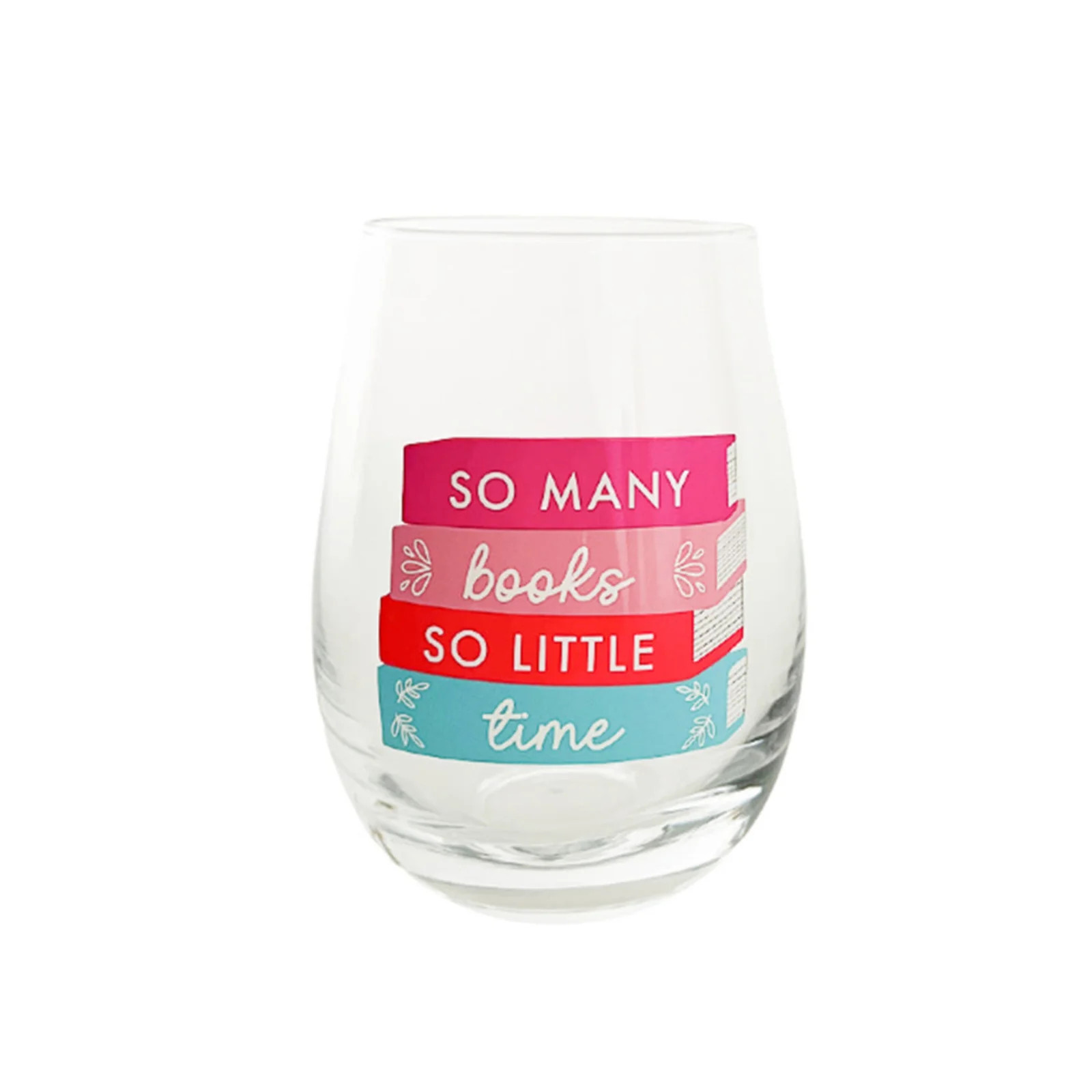 Book Club "So Many Books So Little Time" Wine Glass | Jollity & CO.