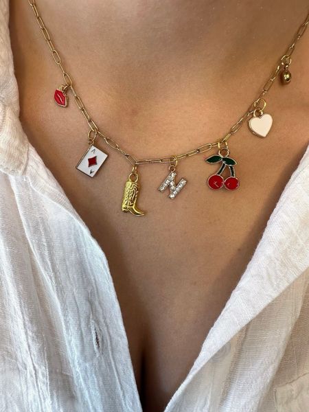 Custom Charm Necklace
Custom Gold Charm Necklace, Pick your charms, gold filled paperclip chain
Custom Gift Idea
Custom Gift Ideas
Charm Necklace 
BFF Necklace 

#LTKGiftGuide #LTKHoliday #LTKfindsunder100