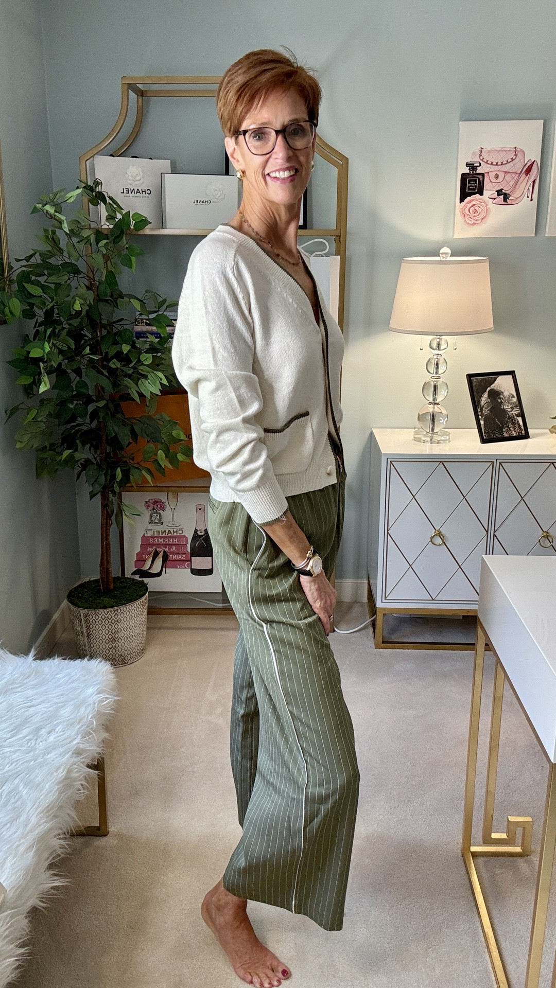 A fitting room only tells me so much.
And this try-on proved it.

Comment TRYON and I’ll send everything over.

At 56 and 6'1", I've learned not to judge a piece solely by the outfit I happen to grab in the store. Sometimes the top isn't quite right. Sometimes the proportions need adjusting. And sometimes one piece that seems just okay becomes VERY good once I get it home and style it with my own wardrobe.

This fall try-on included wide-leg trousers, pull-on pants, fall dresses, striped sweaters, cardigans and denim — but pay attention to the pieces that show up again near the end.
Those are the ones I brought home and restyled with cashmere and pieces already in my closet.

And THAT is the test for me: can I immediately see at least a few ways to wear it with what I already own?

Swipe through the whole try-on before you decide.

Then tell me: which outfit would YOU wear first? And did any of the pieces change your mind once you saw how I styled them at home?

Save this for fall outfit inspiration, send it to your shopping friend, and share it with someone who loves classic style with a little something unexpected.

#TallWomenStyle #FallOutfitIdeas #StyleOver40

#LTKootd #LTKOver40 #LTKTall