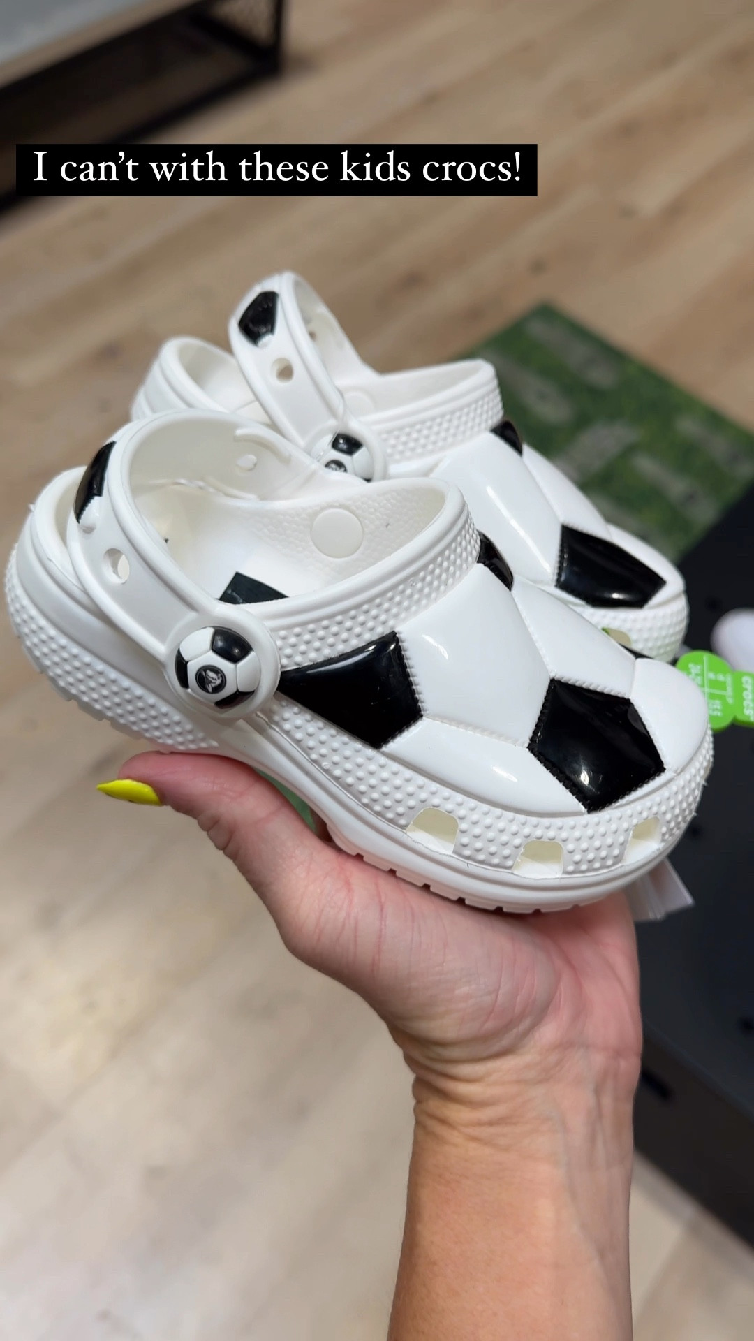 Add to cart, these kids soccer crocs are the cutest!  Toddler and kid sizes.

#Crocs #FallShoes #Kids #ToddlerBoys #SoccerGifts #GiftsForKids 

#LTKFindsUnder50 #LTKKids #LTKVideo