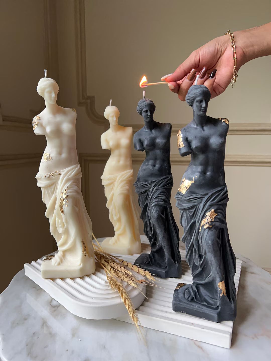 Goddess Candle/venus De Milo Statue Candle/ Valentine's - Etsy | Etsy (US)