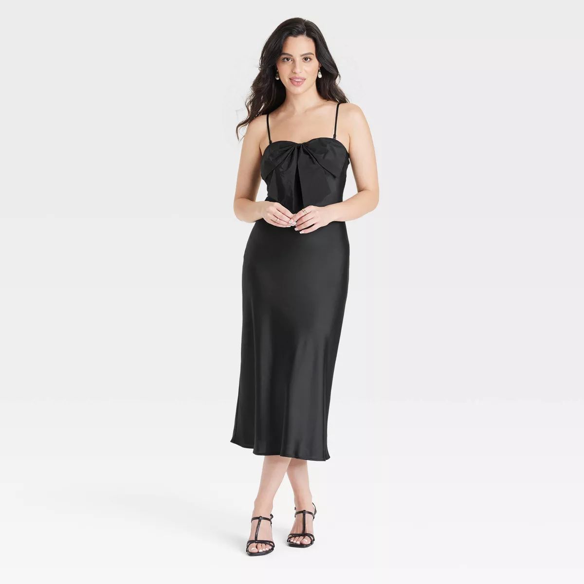 Women's Bow Midi Shift Dress - A New Day™ | Target