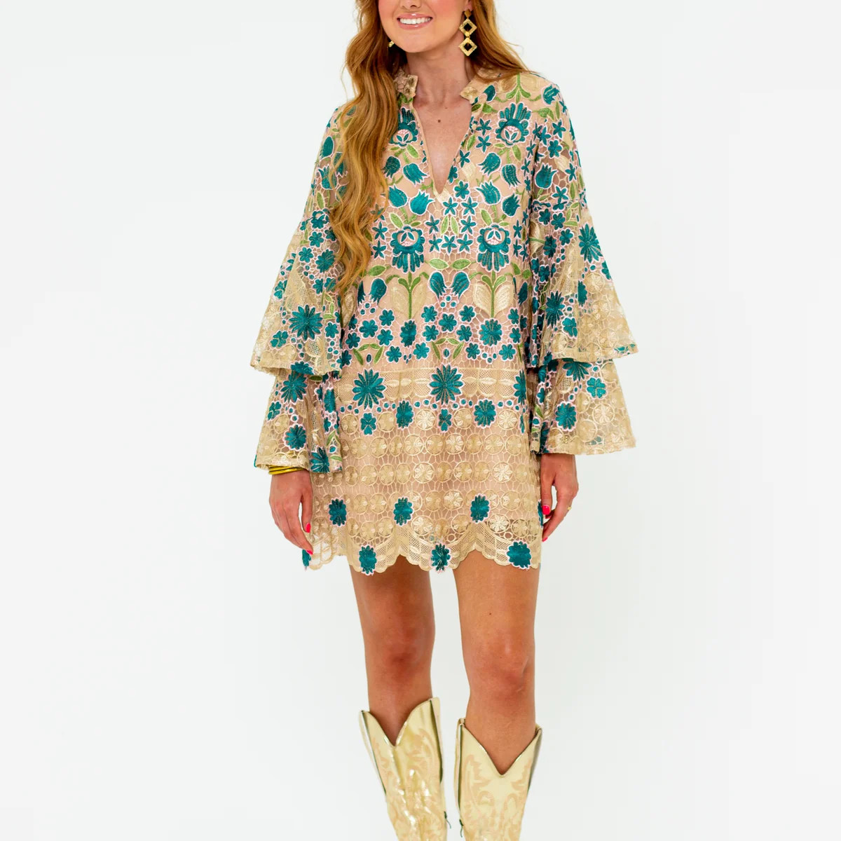 Gayle Long Sleeve Mini Dress - Wannabe | BuddyLove