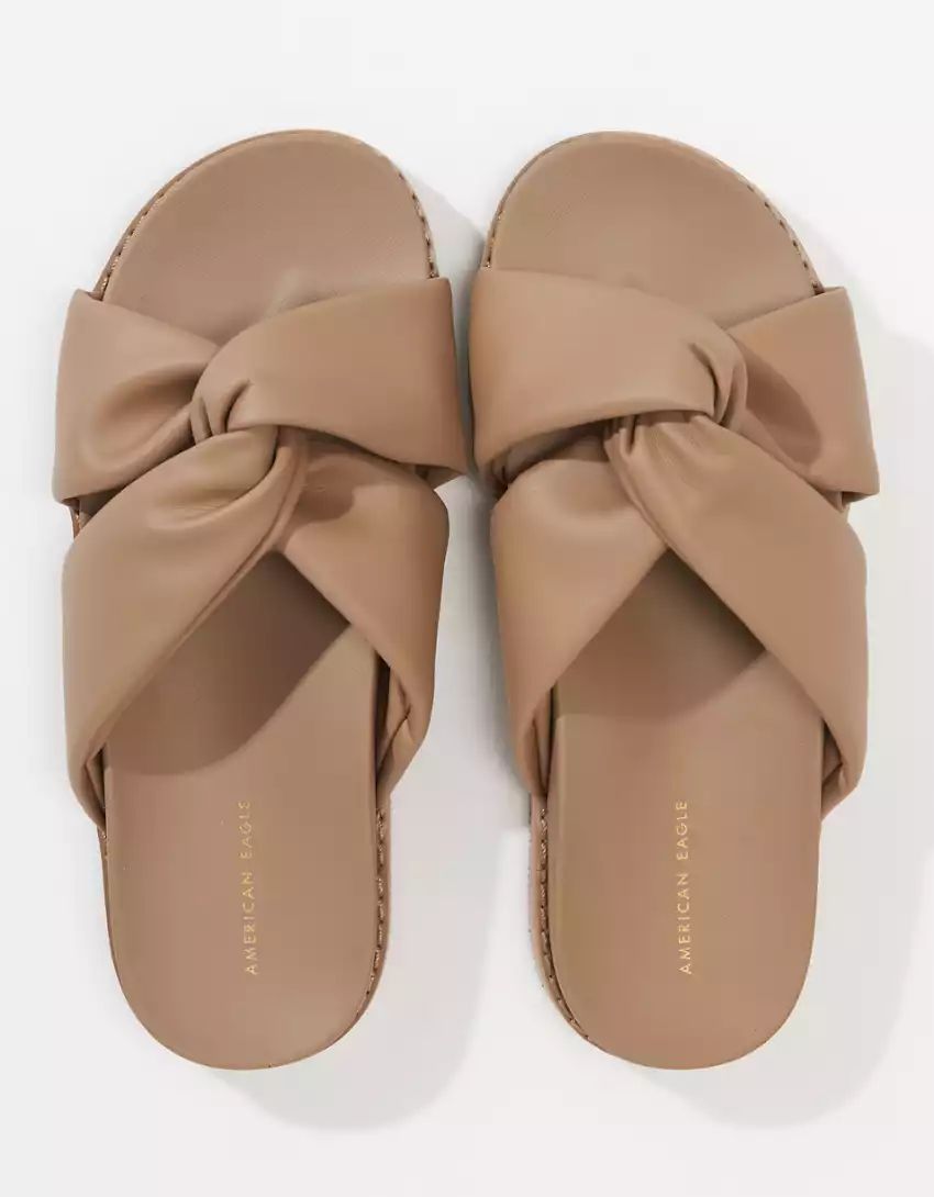 AE Twist Slide Sandal | American Eagle Outfitters (US & CA)