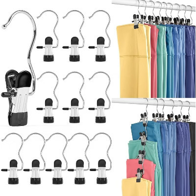 HOUSE DAY Legging Hanger Organizer with Rubber-Coated Clips for Yoga Pants, Workout Sets, Boots, Hats 20 Pack | Target