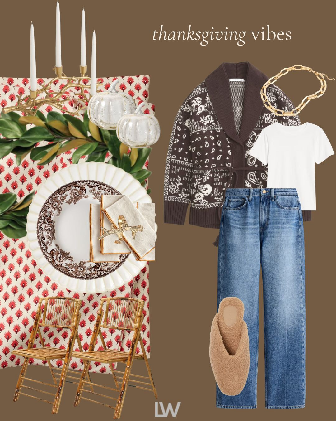 Cozy and colorful Thanksgiving vibes! 

 