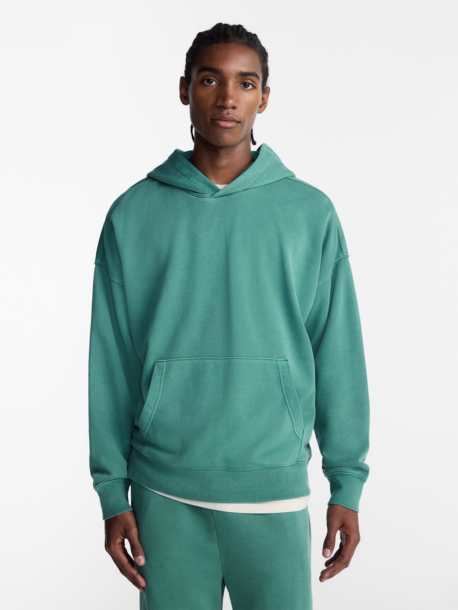 No Boundaries Oversized Hoodie with Long Sleeves, Men's XS-4XLT - Walmart.com | Walmart (US)
