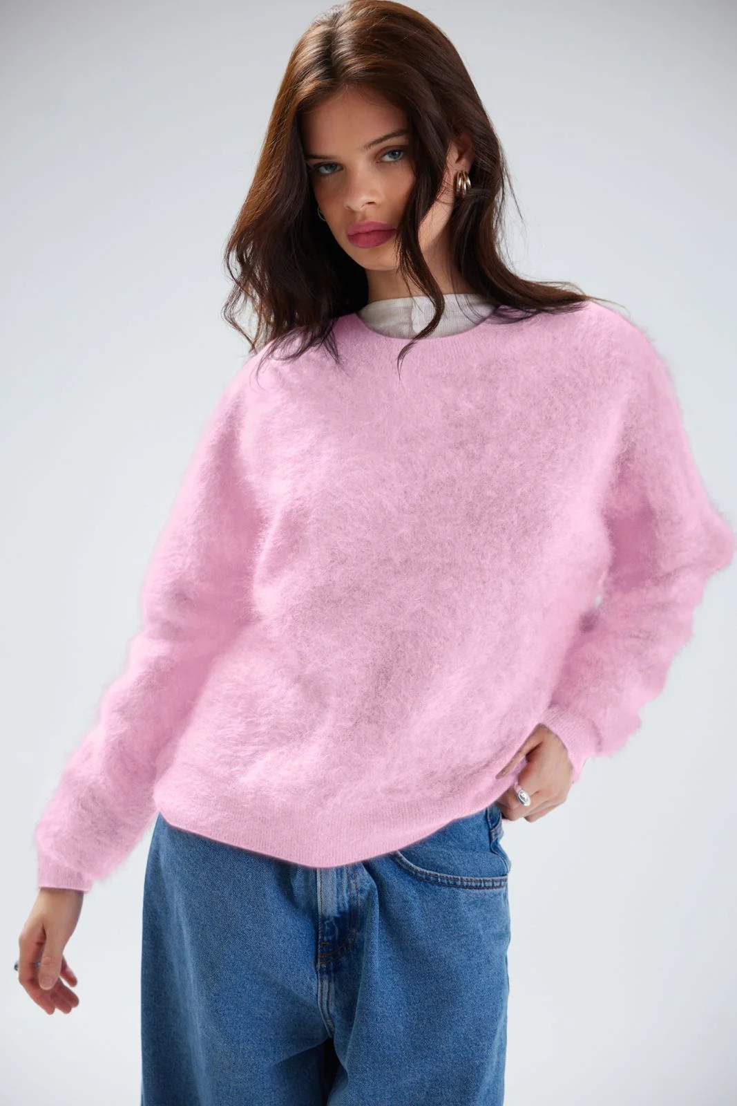 BRUSHED MAVIS CREW | PRIMROSE | Shop.com