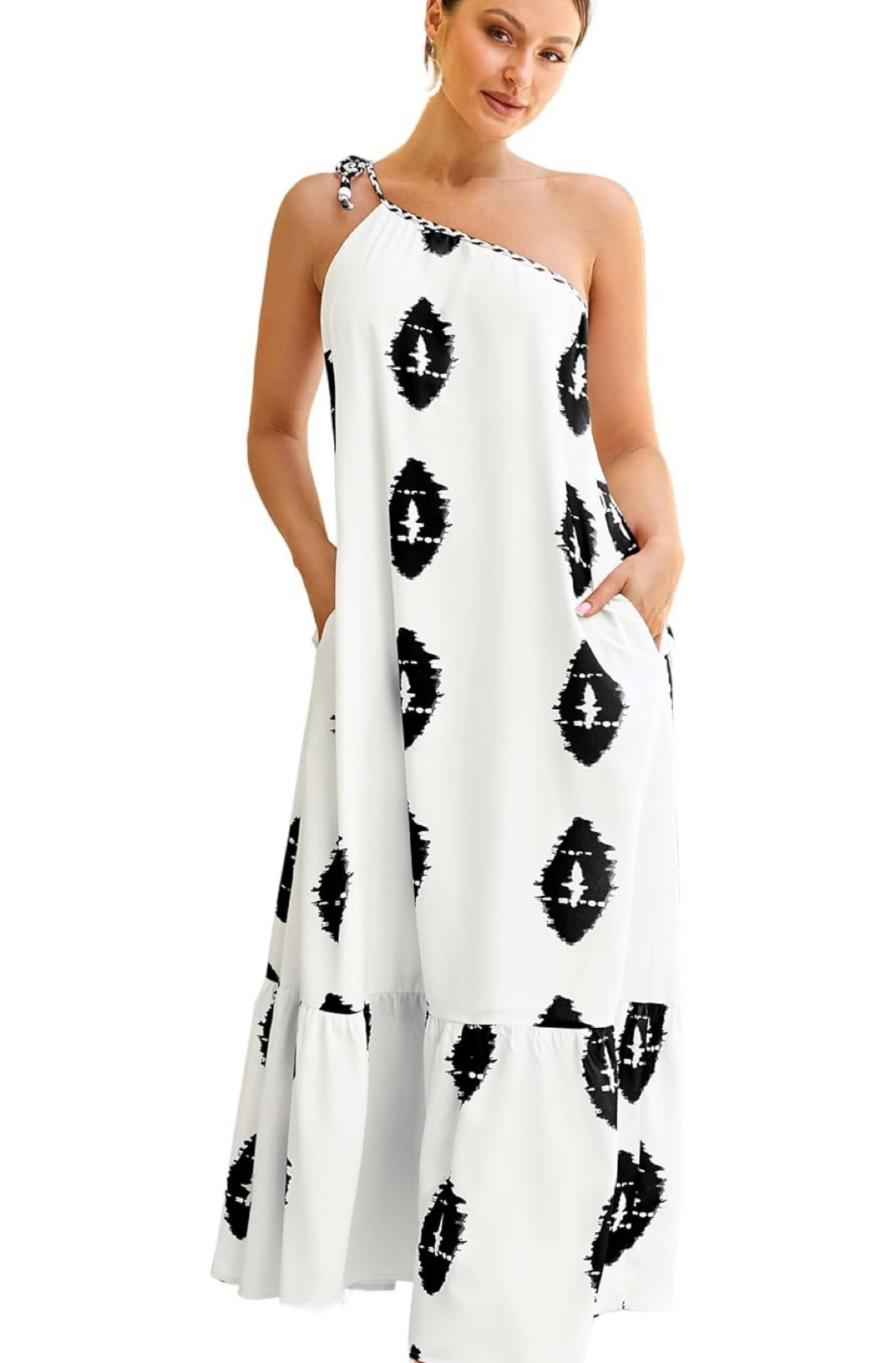 Amazon fashion finds 

Maxi dress, wedding guest dress, black and white dress, women’s fashion, Amazon dress 

#LTKFindsUnder50 #LTKStyleTip #LTKWedding