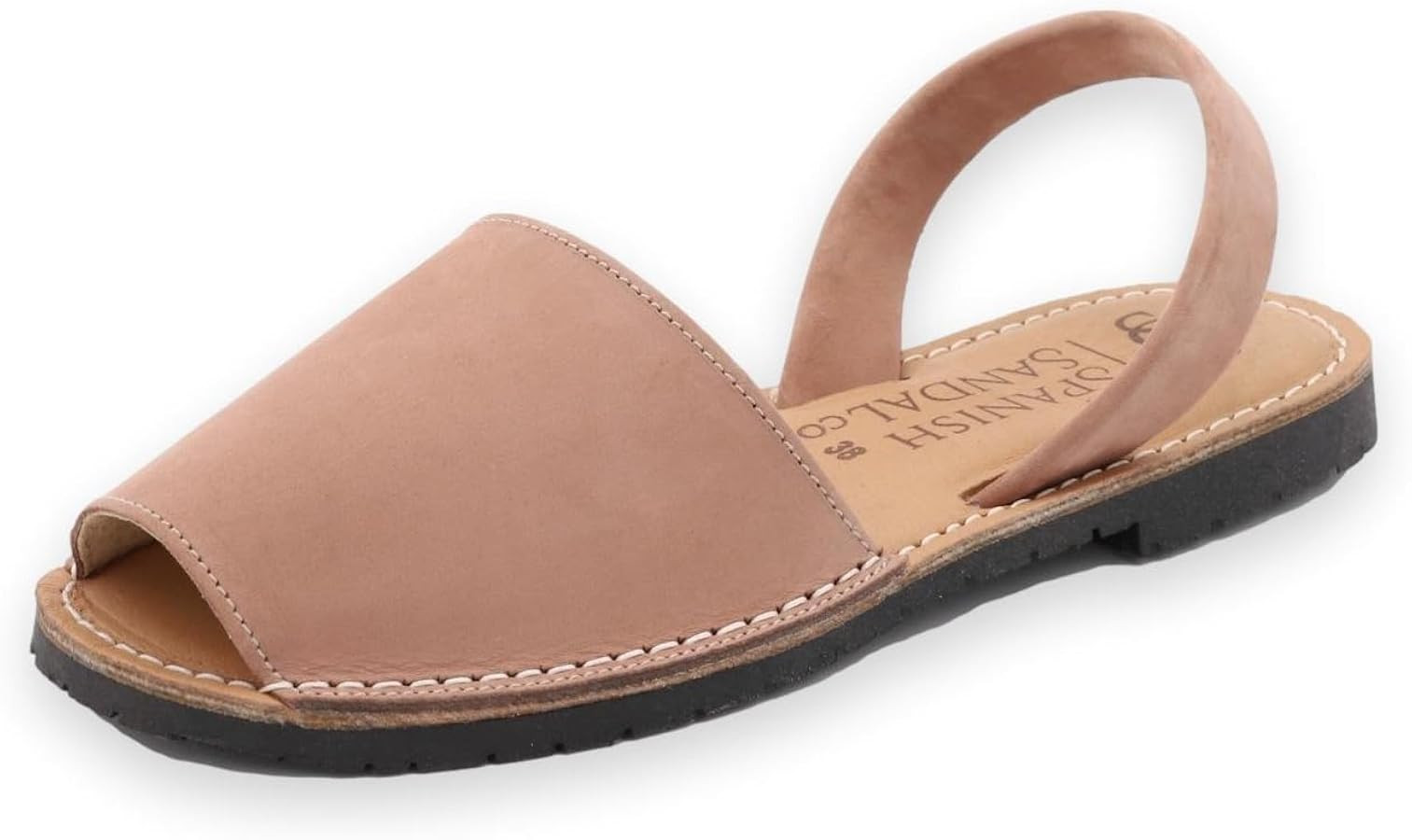 Classic Flat Sandals for Women – Dressy Soft Leather Peep Toe Women’s Flat Sandals, Casual Sl... | Amazon (US)