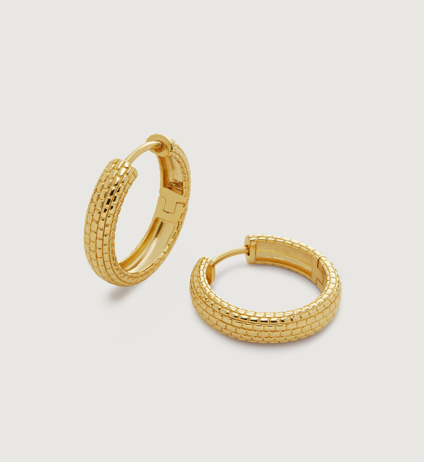 Heirloom Small Hoop Earrings | Monica Vinader (Global)