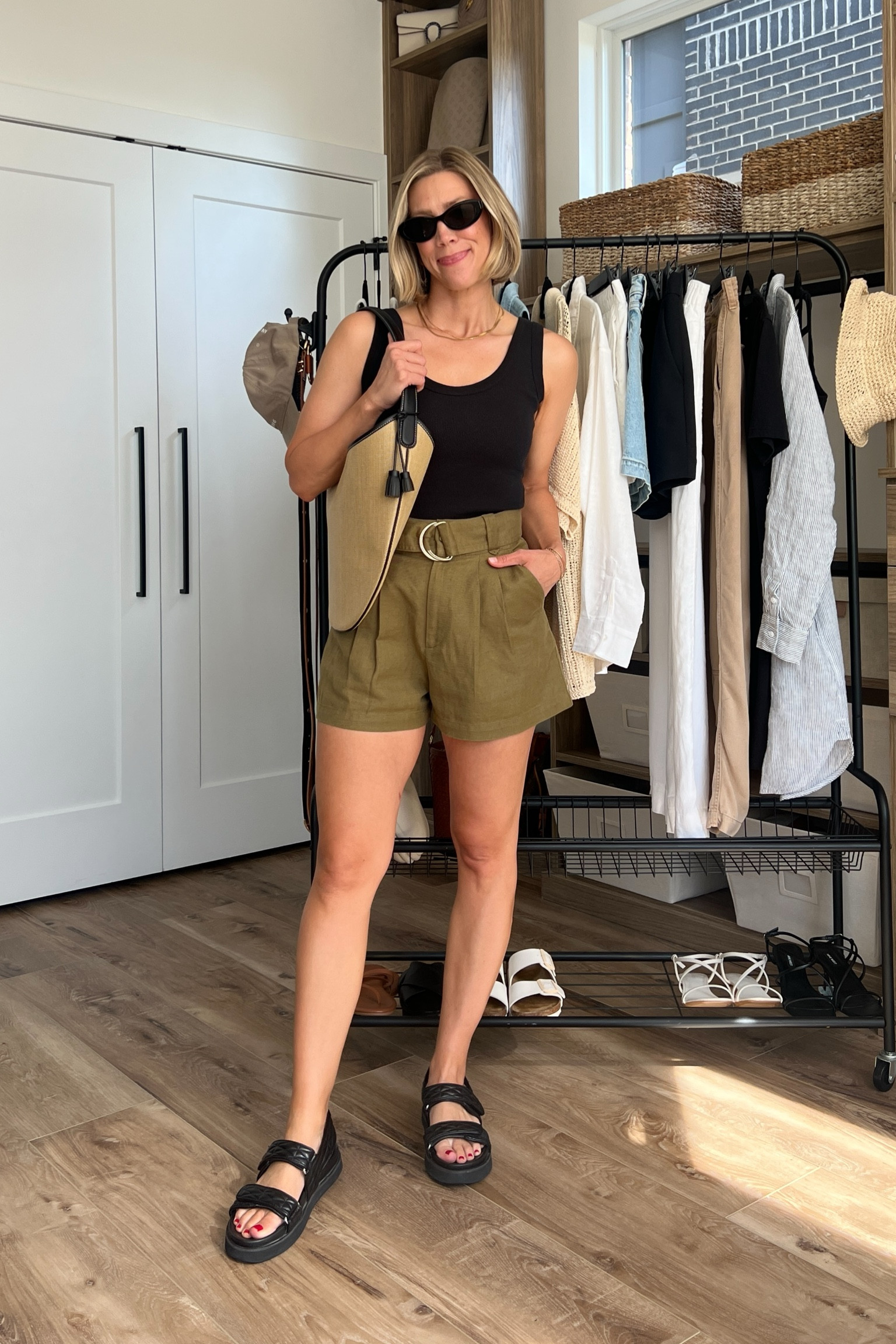 Wearing 2 shorts, XS tank (code: LINDSEY15), sandals tts

#LTKFindsUnder50 #LTKStyleTip #LTKFindsUnder100