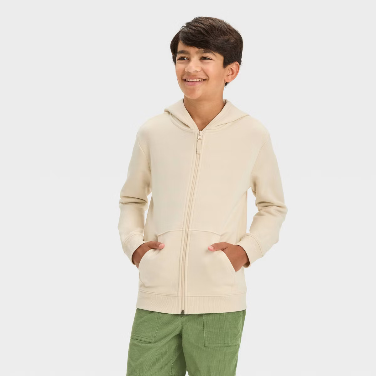 Boys' Fleece Zip-Up Sweatshirt - Cat & Jack™ | Target