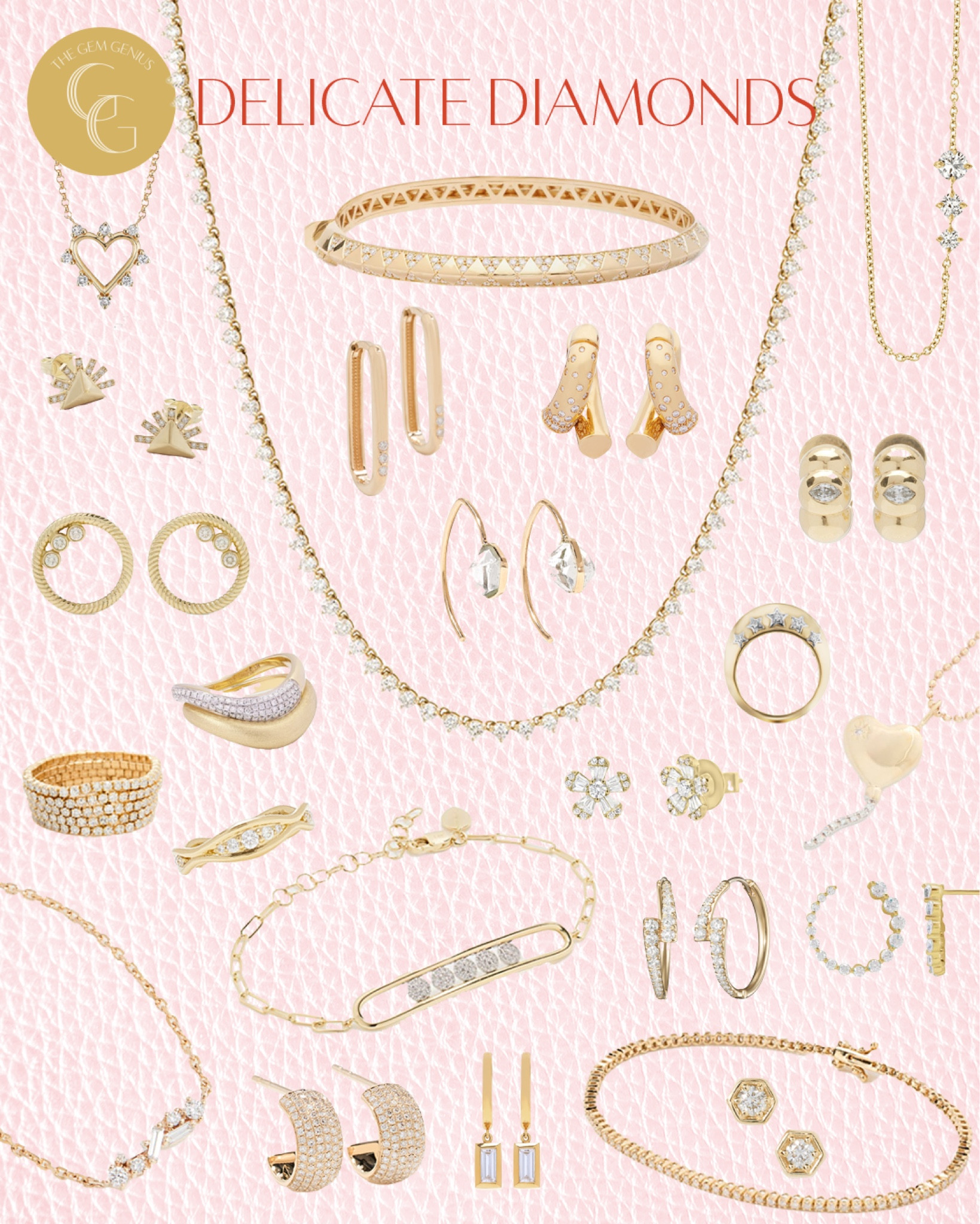 Delicate Diamonds // Diamond is the birthstone for April and marks the 60th and 75th wedding anniversaries. Lucky April babies!

#thegemgenius #gemgenius #jewelry #jewels #jewelryaddict #gemstones #diamonds #birthstone #onlineshop #shopsmall #womenownedbusiness #smallbusiness #smallbusinessowner #onlinebusiness #womenowned #earrings #necklace #bracelet #braceletstacks #rings #accessories #womensstyle #womensfashion #instajewelry #jewelrygram #designerjewelry #statementjewelry #statementearrings #fashionjewelry #moodboard

#LTKstyletip #LTKFind #LTKSeasonal