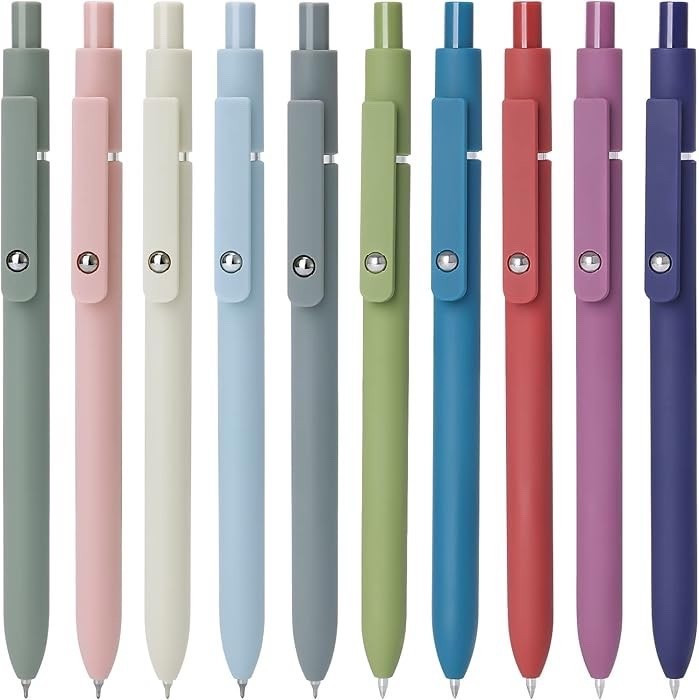 FIOVER Gel Pens,10pcs 0.5mm Quick Dry Black Ink Fine Point Smooth Writing Pens High-End Series Ballpoint for Office School Supplies(Morandi & Retro)

#LTKGiftGuide #LTKSaleAlert