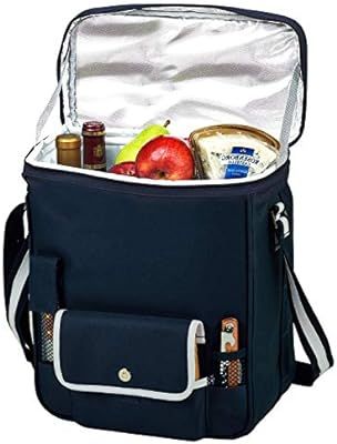 Picnic at Ascot Wine and Cheese Picnic Basket/Cooler with hardwood cutting Board, Cheese Knife an... | Amazon (US)
