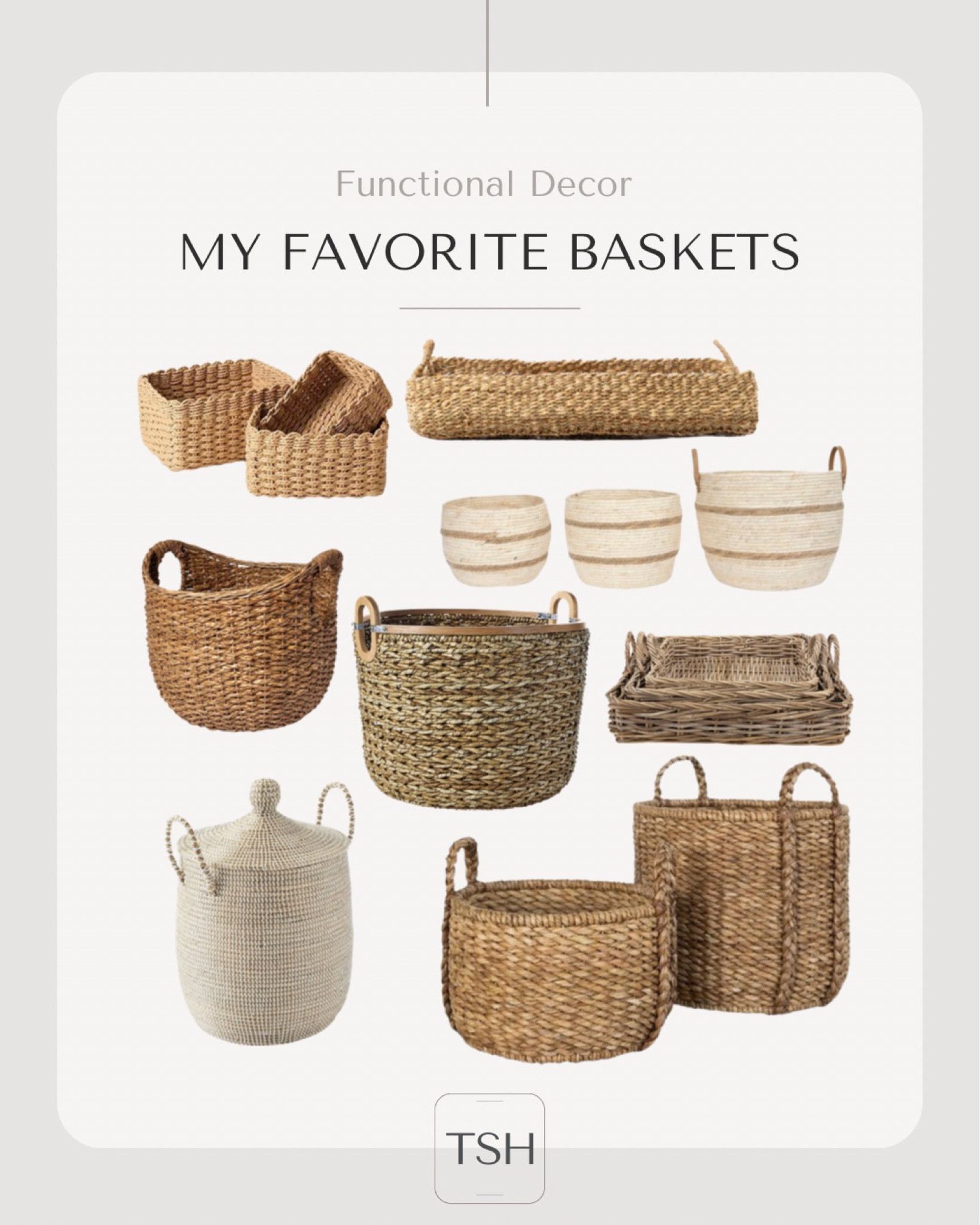 My favorite functional decor!
Baskets 
Living room decor 
Home decor 
Organization 
Storage 
Storage baskets
Target 
Studio McGee
McGee & Co
Serena and Lily


#LTKSeasonal #LTKhome #LTKstyletip