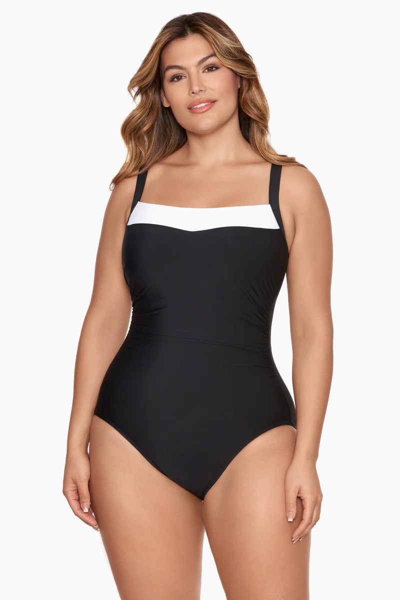 Miraclesuit Colorblock Kara One Piece Swimsuit DD-Cup | MiracleSuit