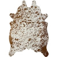 Mini Cutout Cowhide Rugs - Brown Speckled | Etsy (US)