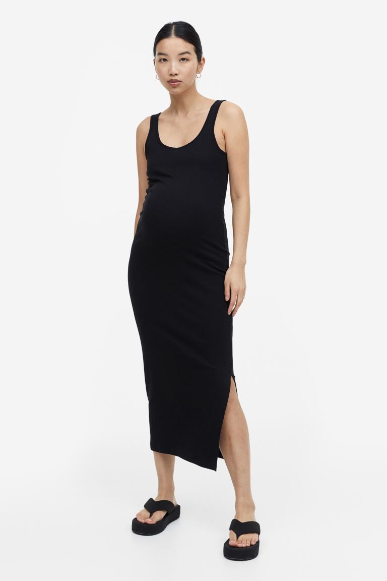 MAMA Ribbed sleeveless dress | H&M (UK, MY, IN, SG, PH, TW, HK)