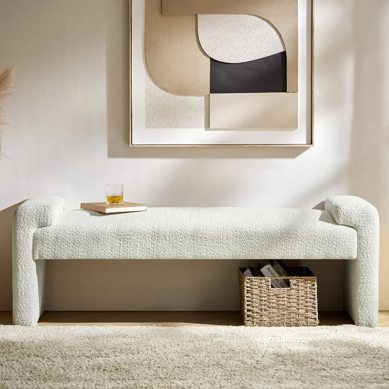 Arlesia Modern Upholstered Accent Bench | Wayfair North America