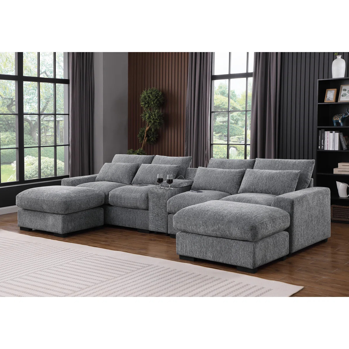 Nyeisha Upholstered Sofa & Chaise | Wayfair North America