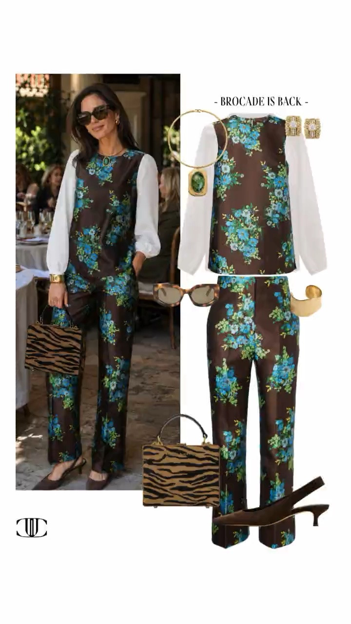 ✨ Brocade is back—and this season’s most regal fabric is having a very chic moment.

In Brocade Is Back, I’m sharing 10 ways to wear this rich, statement-making fabric for fall. Think polished silhouettes, beautiful texture, and outfits that feel elegant, elevated, and just the right amount of dramatic.

From daytime looks to more dressed-up moments, these pieces prove brocade can feel modern, wearable, and incredibly chic. Tap to shop all 10 looks and bring a little luxury into your fall wardrobe. ✨🤎

#LTKStyle #Brocade #FallFashion #FallOutfits #ElevatedStyle #ChicStyle #StatementStyle #AutumnFashion #OutfitInspiration #LTKFinds

#LTKootd #LTKSeasonal #LTKOver40
