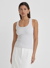 Grey Knitted 4th Vest Top- Tamil | 4th & Reckless