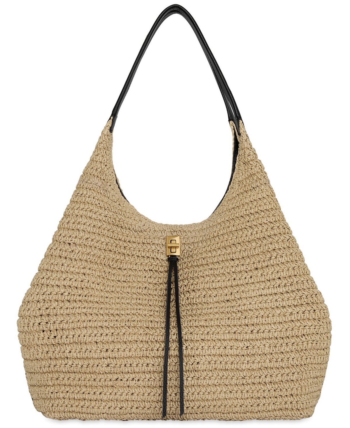 Rebecca Minkoff Darren Signature Carryall Large Tote Bag - Natural/Black | Macy's