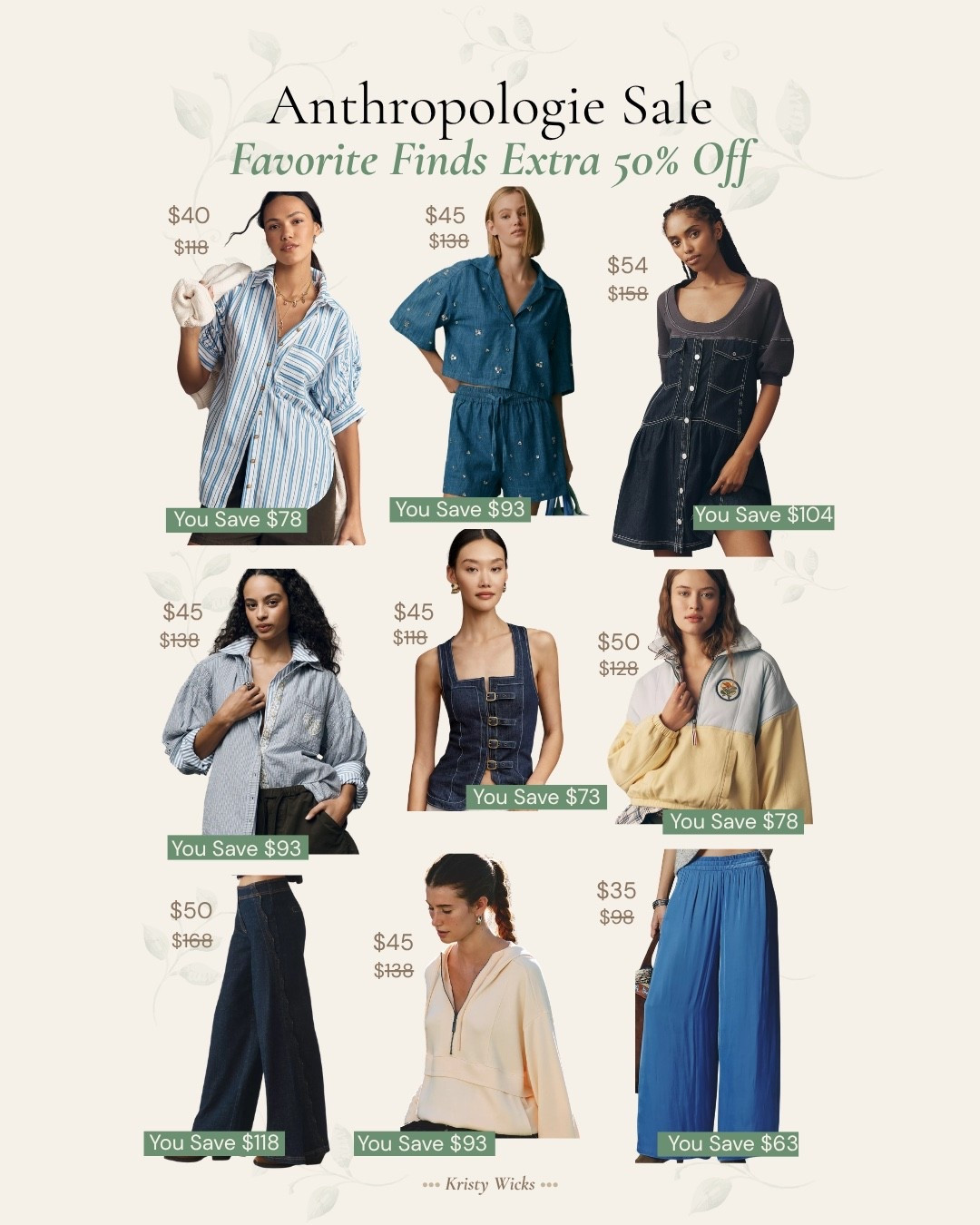 Anthropologie Sale! Extra 50% Off Sale! 

#LTKTravel #LTKWorkwear #LTKSaleAlert