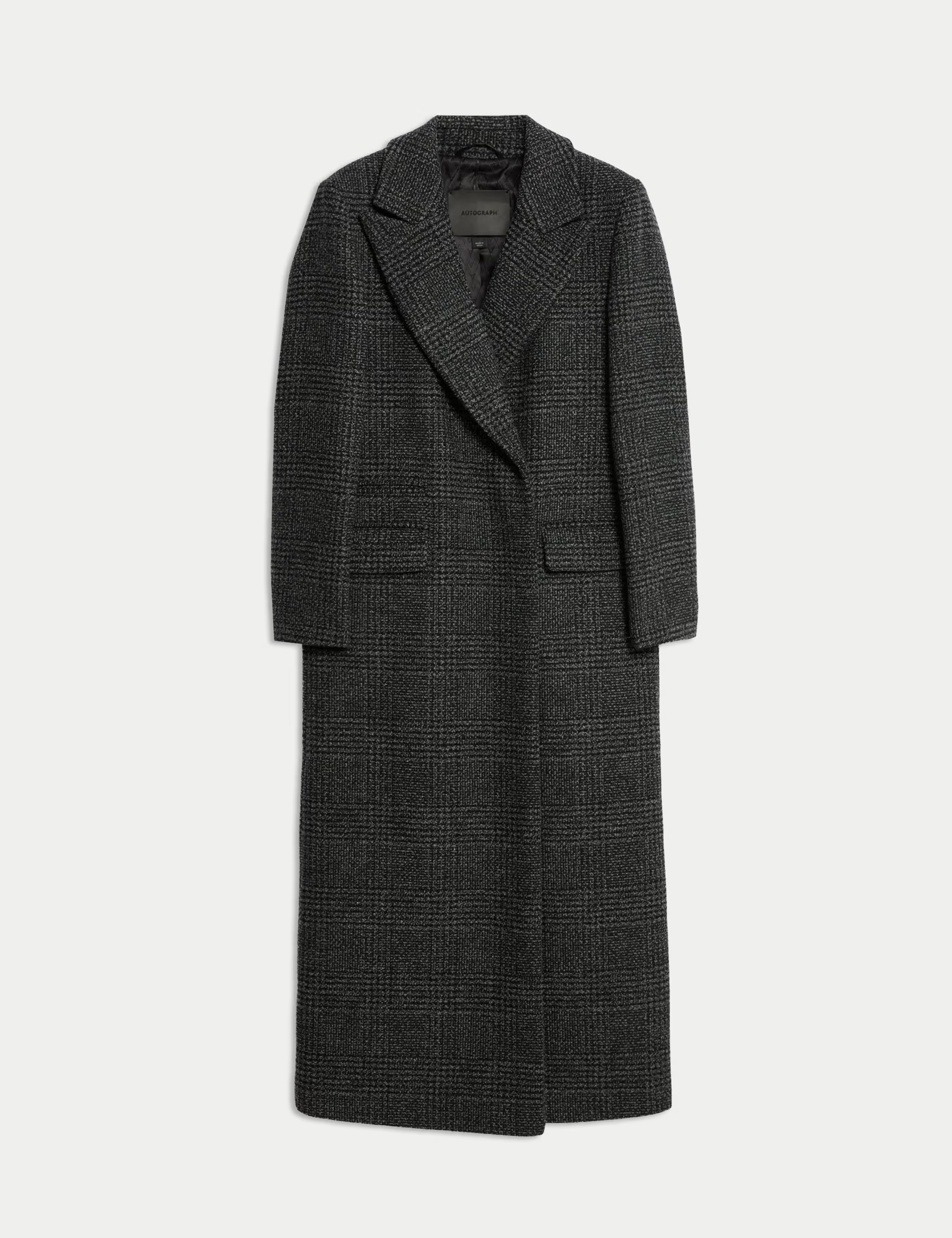 Wool Rich Double Breasted Longline Coat | Marks & Spencer (UK)