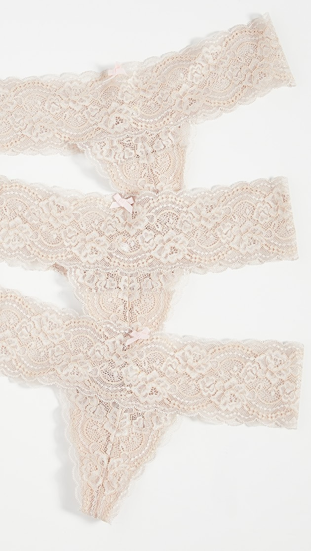 Skarlett Blue Obsessed Thong 3 Pack | SHOPBOP | Shopbop