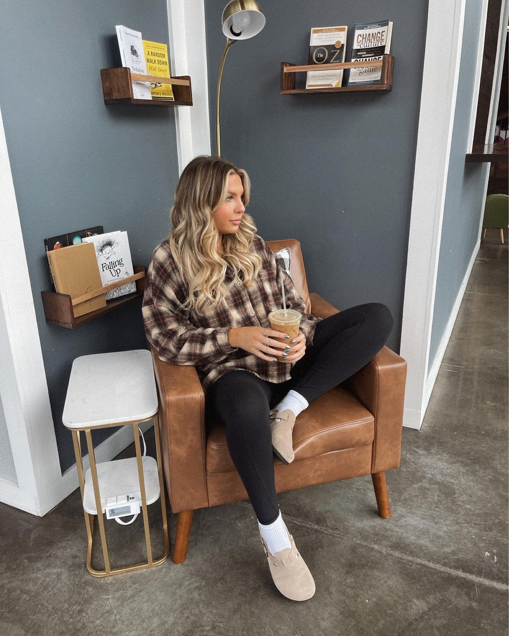 The perfect cozy coffee shop outfit 

#LTKstyletip #LTKunder50 #LTKSeasonal