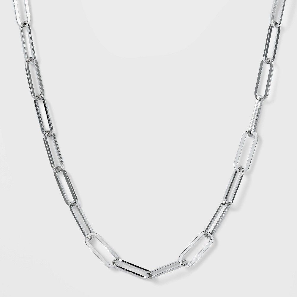 SUGARFIX by BaubleBar Bold Link Chain Statement Necklace - Silver | Target