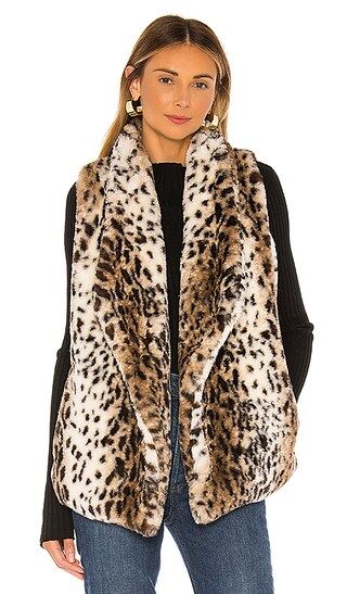 BB Dakota Jack By BB Dakota Purr Usual Faux Leopard Vest in Ivory from Revolve.com | Revolve Clothing (Global)
