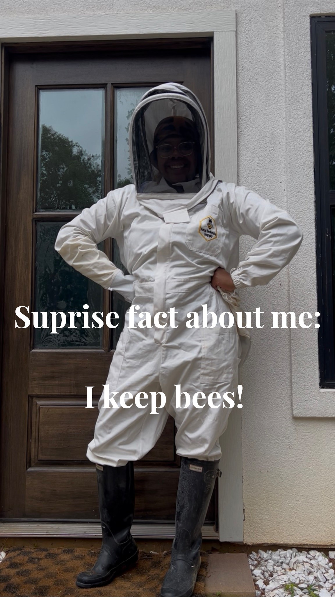 I mentioned in my bio that I’m a homesteader..!

In April, I caught my first swarm of bees! Visit my homestead YouTube @InThePineyWoodsETX for the video! 

You can’t be a beekeeper without a proper bee suit! 

This all cotton one does the trick! 
Sticking with bright colors keeps the bees happy, too. 


#LTKstorytime #LTKdayinmylife