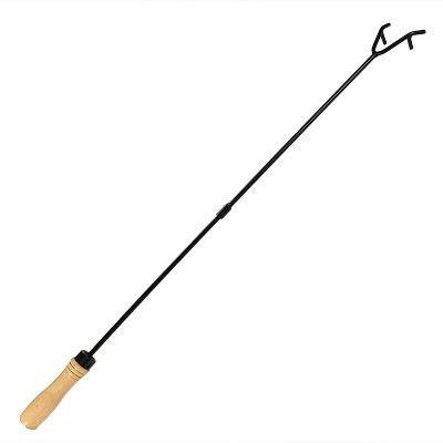 Sunnydaze Outdoor Steel Log Poker with Wooden Handle - 32" | Target