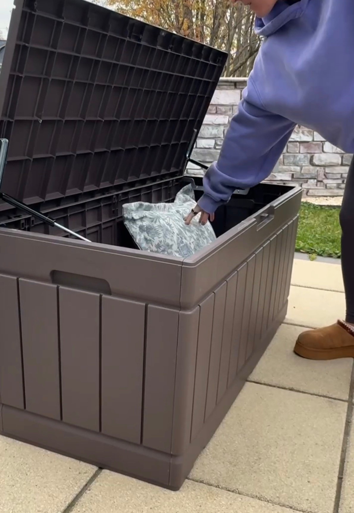 Waterproof deck box that actually keeps everything dry 👏 I needed something to store cushions + outdoor extras without worrying about rain and this one has been SO good. It’s sturdy, holds a ton, and doesn’t look bulky on the patio. If you’re getting your outdoor space organized for spring, this is 100% worth it.

#LTKhome #OutdoorLiving #PatioFinds #BackyardSetup #OutdoorStorage #DeckDecor #AmazonHomeFinds #HomeOrganization #PatioSeason #FixerUpperStyle #LTKunder100 #HomeMustHaves

#LTKSeasonal #LTKHome