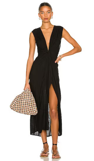 Down The Line Cover Up in Black Maxi Dress Black Midi Dress Black Long Black Dress Maxi Dress Outfit | Revolve Clothing (Global)