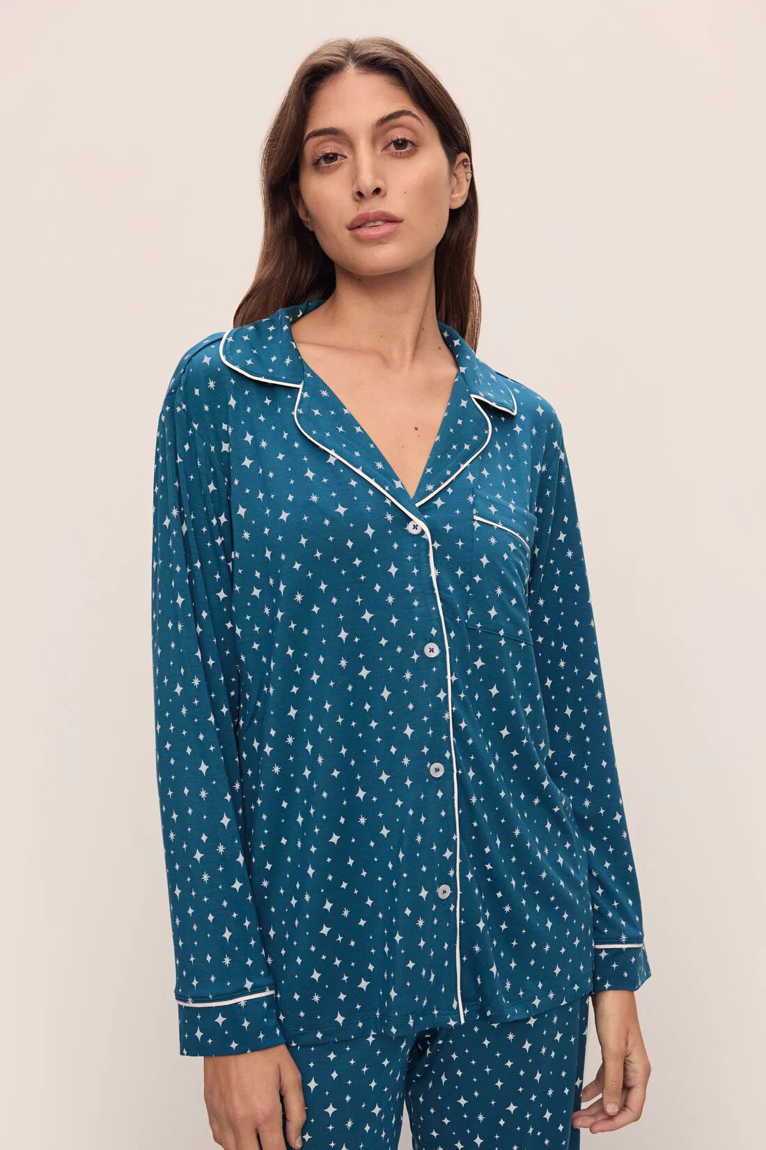 Gisele Printed TENCEL™ Modal Long PJ Set | Eberjey